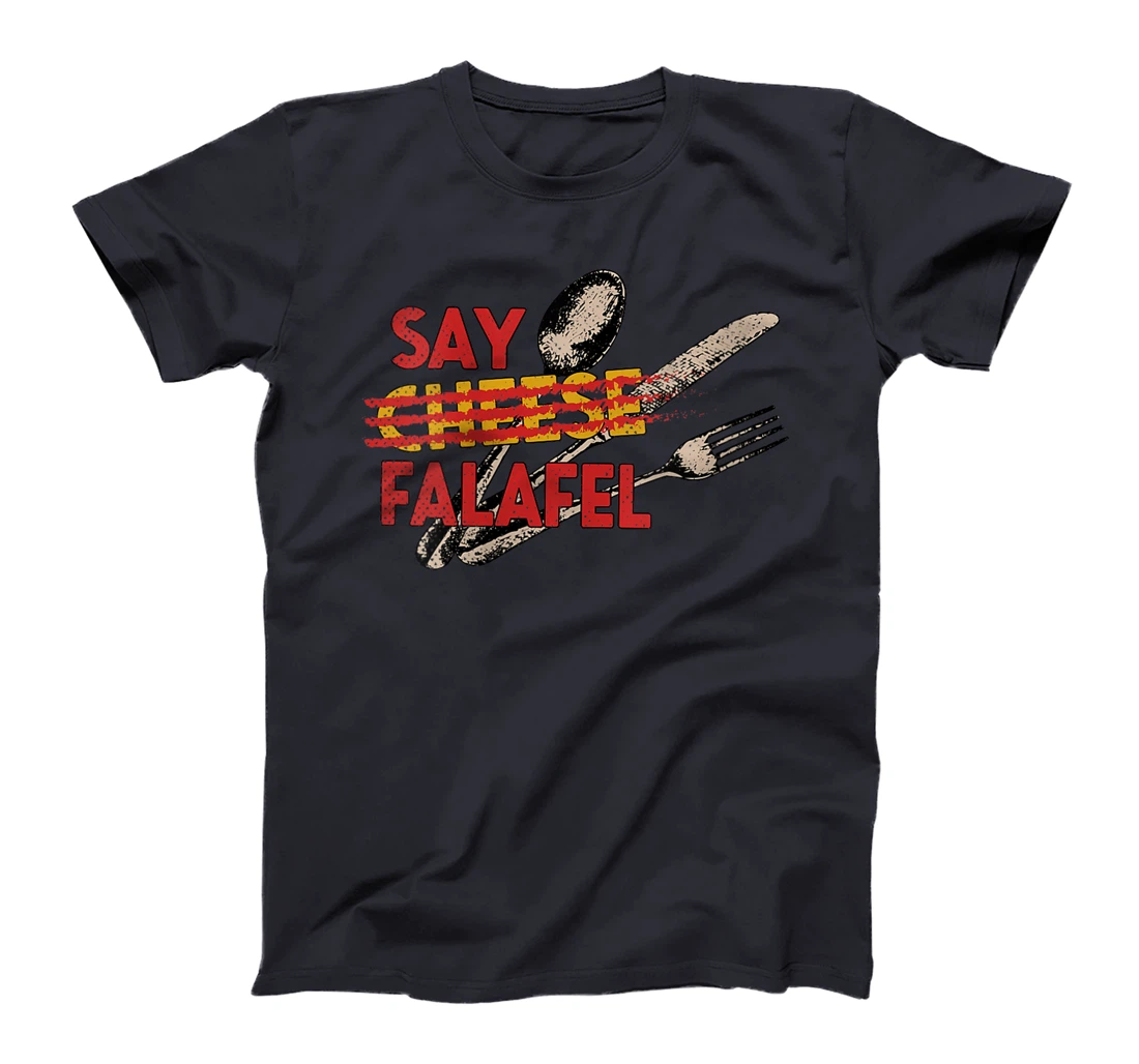 Womens Say Falafel Israeli Iconic Food Israel Famous Dish Foodie T-Shirt