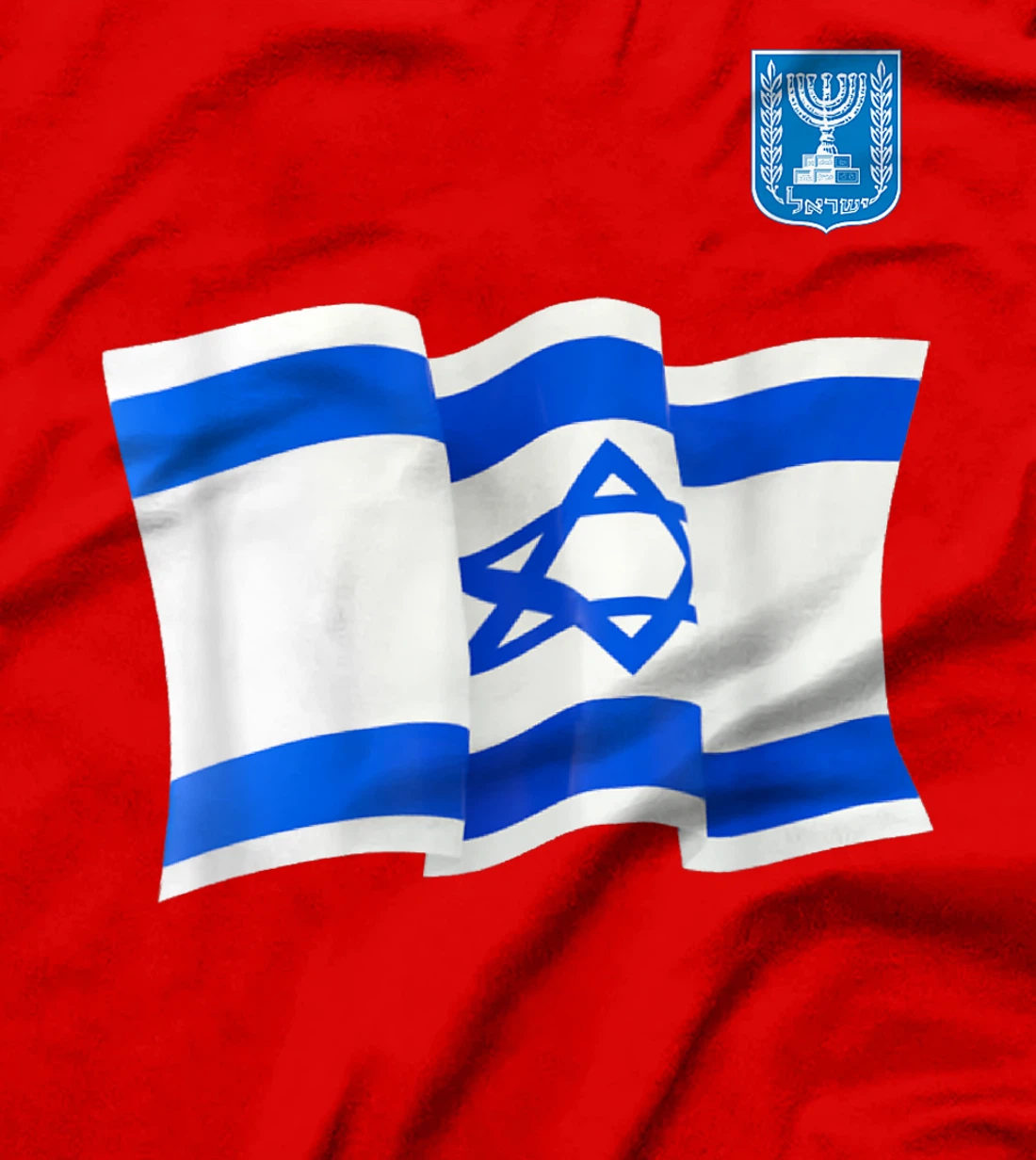 Israel Flag Map - Israel Country T-Shirt