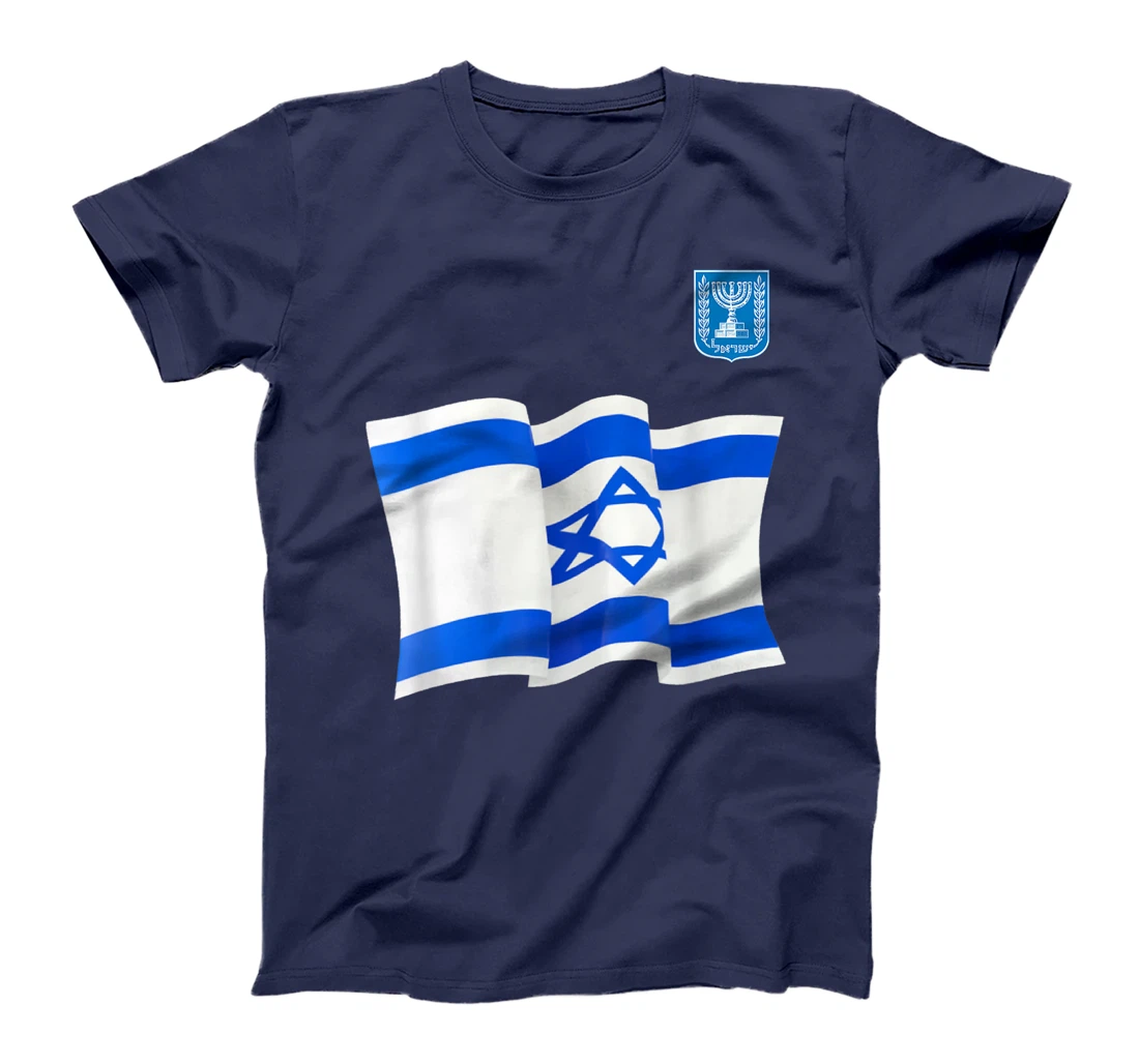 Israel Flag Map - Israel Country T-Shirt