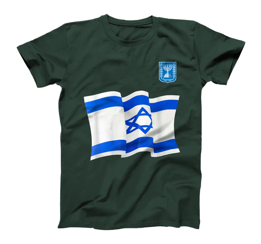 Israel Flag Map - Israel Country T-Shirt