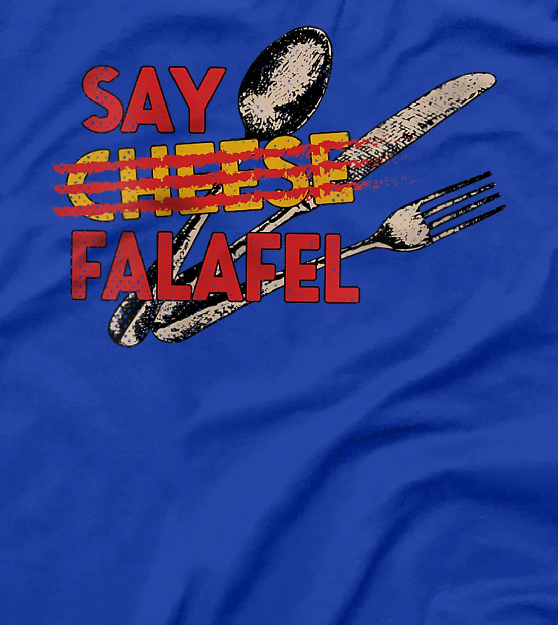 Womens Say Falafel Israeli Iconic Food Israel Famous Dish Foodie T-Shirt