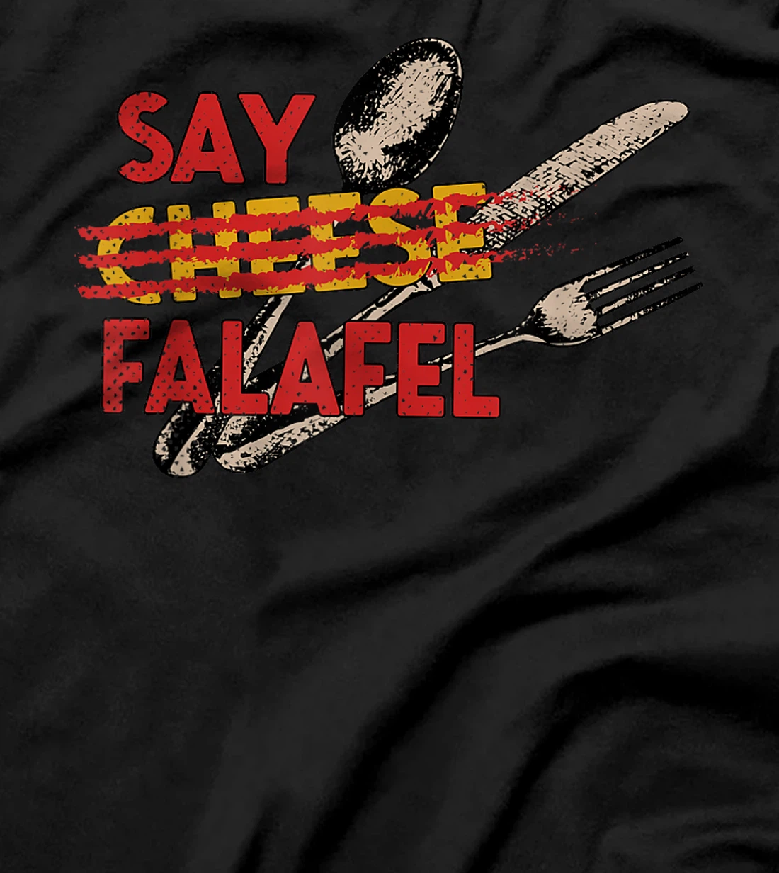 Say Falafel Israeli Iconic Food Israel Famous Dish Foodie T-Shirt