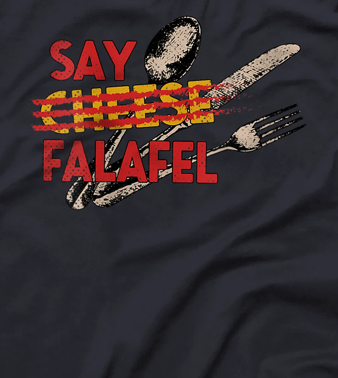 Womens Say Falafel Israeli Iconic Food Israel Famous Dish Foodie T-Shirt