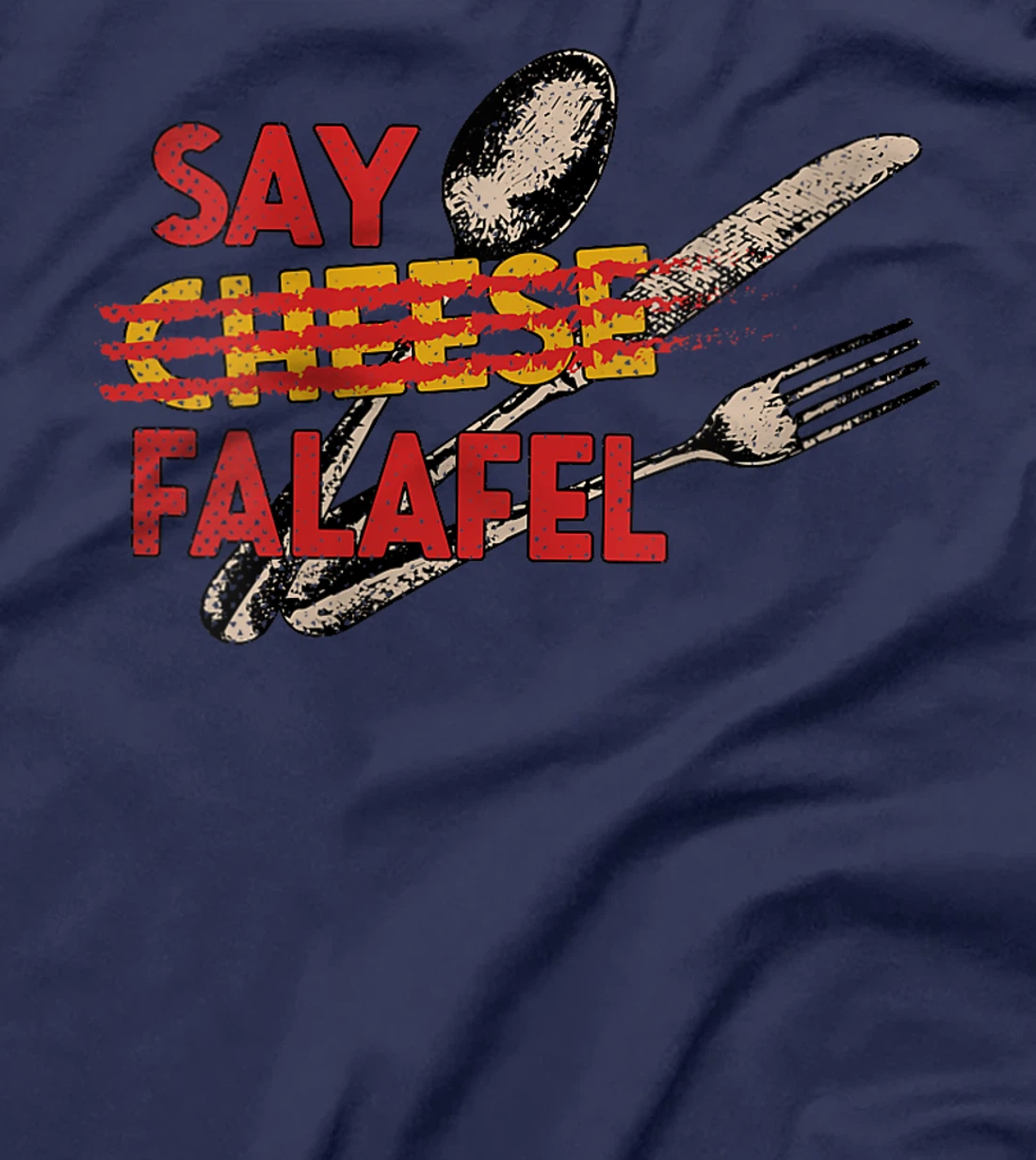 Womens Say Falafel Israeli Iconic Food Israel Famous Dish Foodie T-Shirt