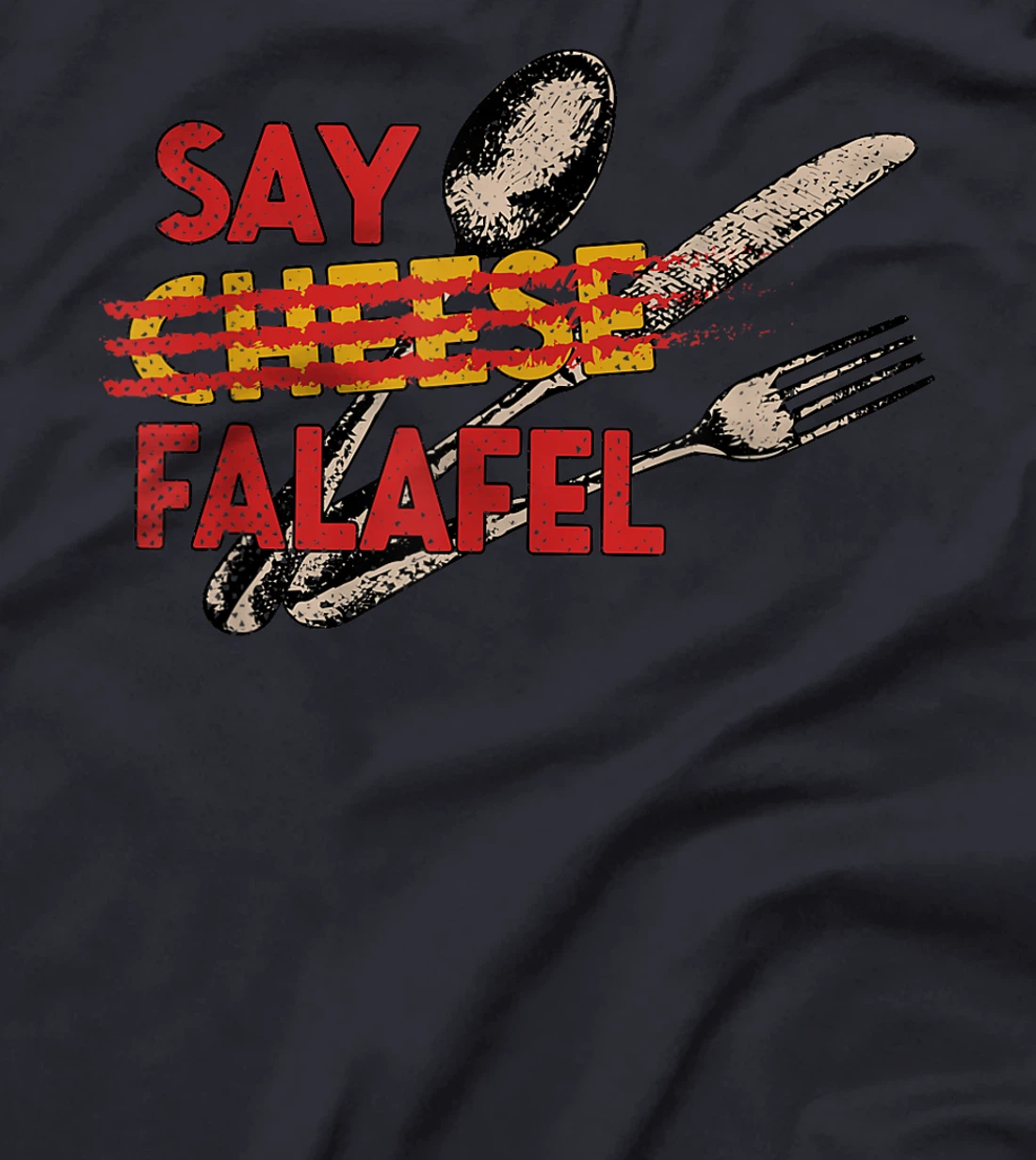 Say Falafel Israeli Iconic Food Israel Famous Dish Foodie T-Shirt