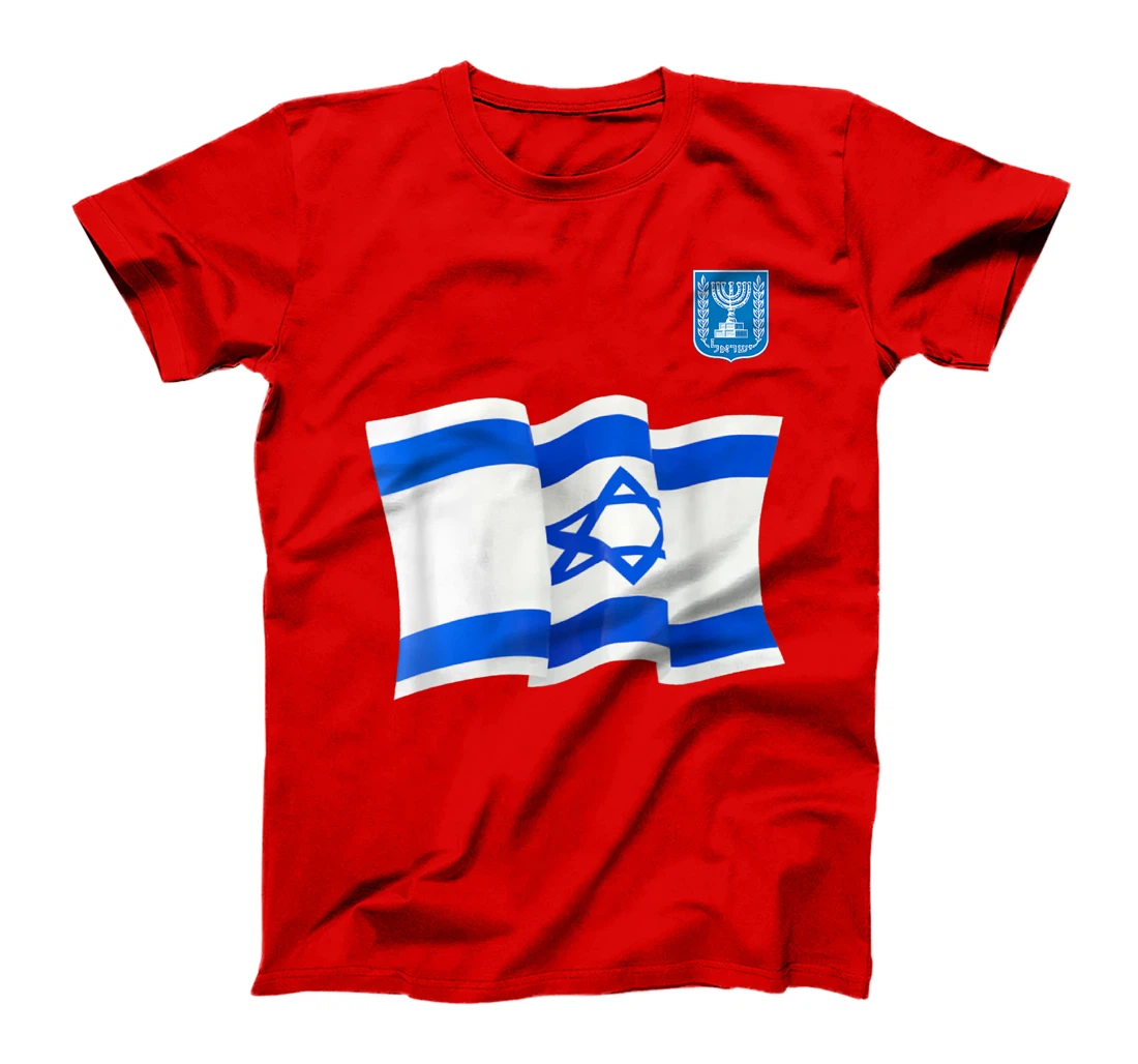 Israel Flag Map - Israel Country T-Shirt