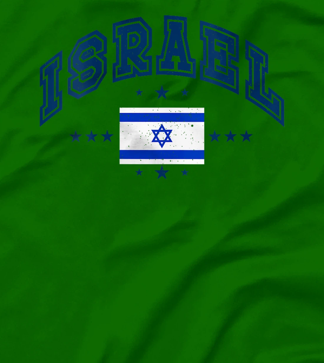 Womens Retro Israel Men Women Athletic Throwback Flag T-Shirt