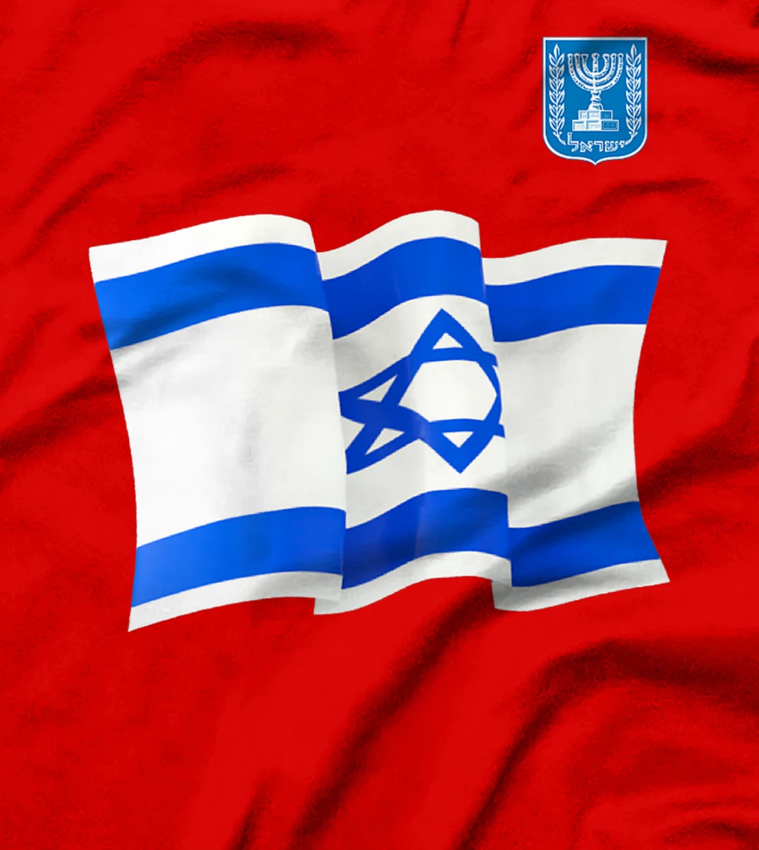 Israel Flag Map - Israel Country Premium T-Shirt