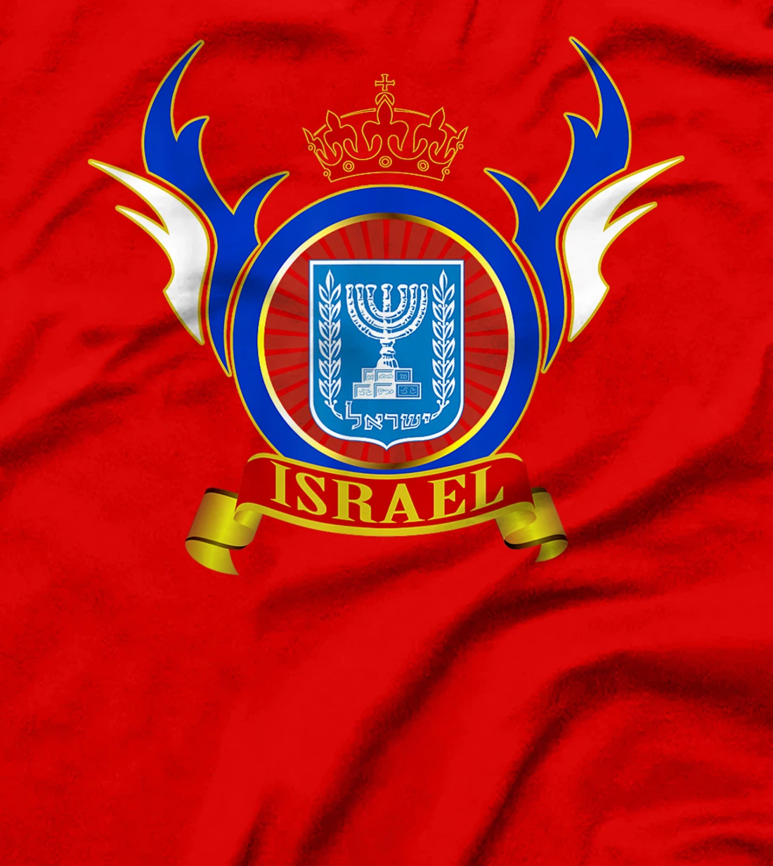 Israel Flag Map - Israel Country T-Shirt