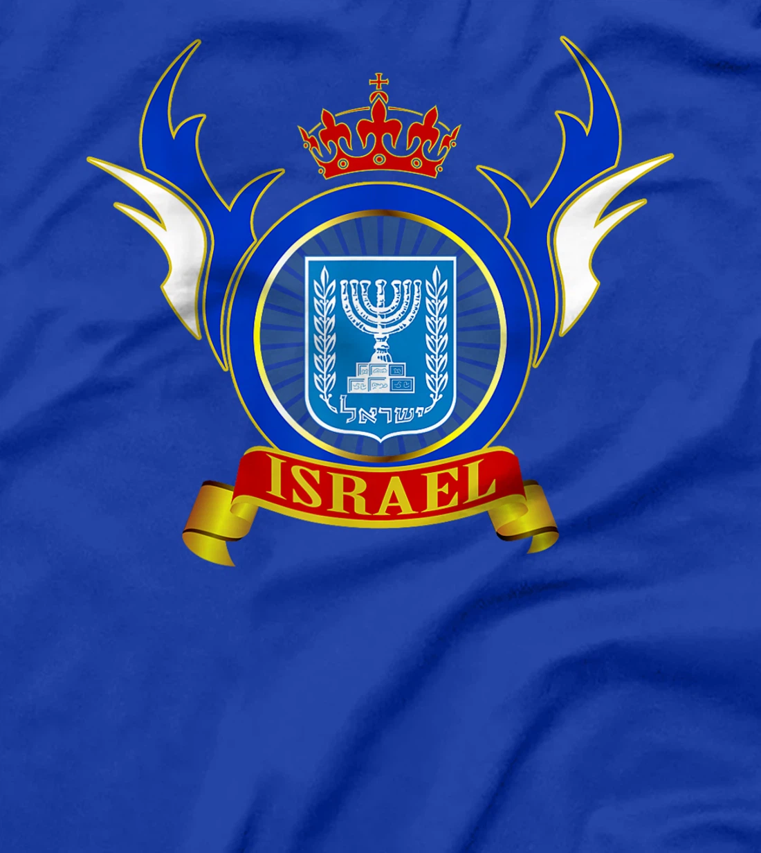 Israel Flag Map - Israel Country T-Shirt