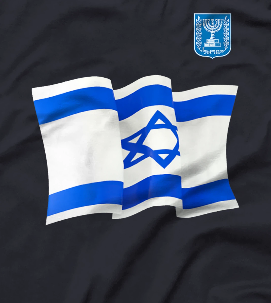 Israel Flag Map - Israel Country Premium T-Shirt