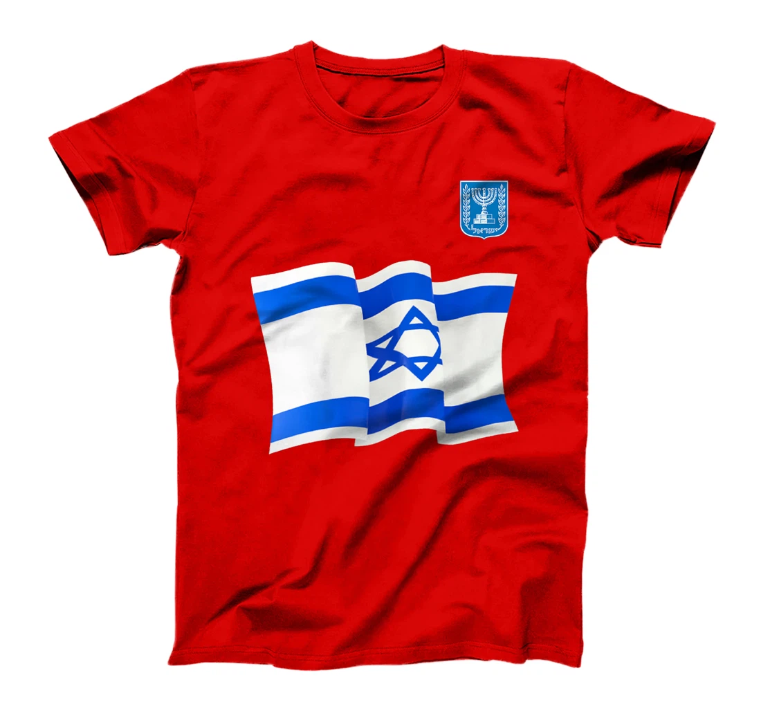 Israel Flag Map - Israel Country Premium T-Shirt