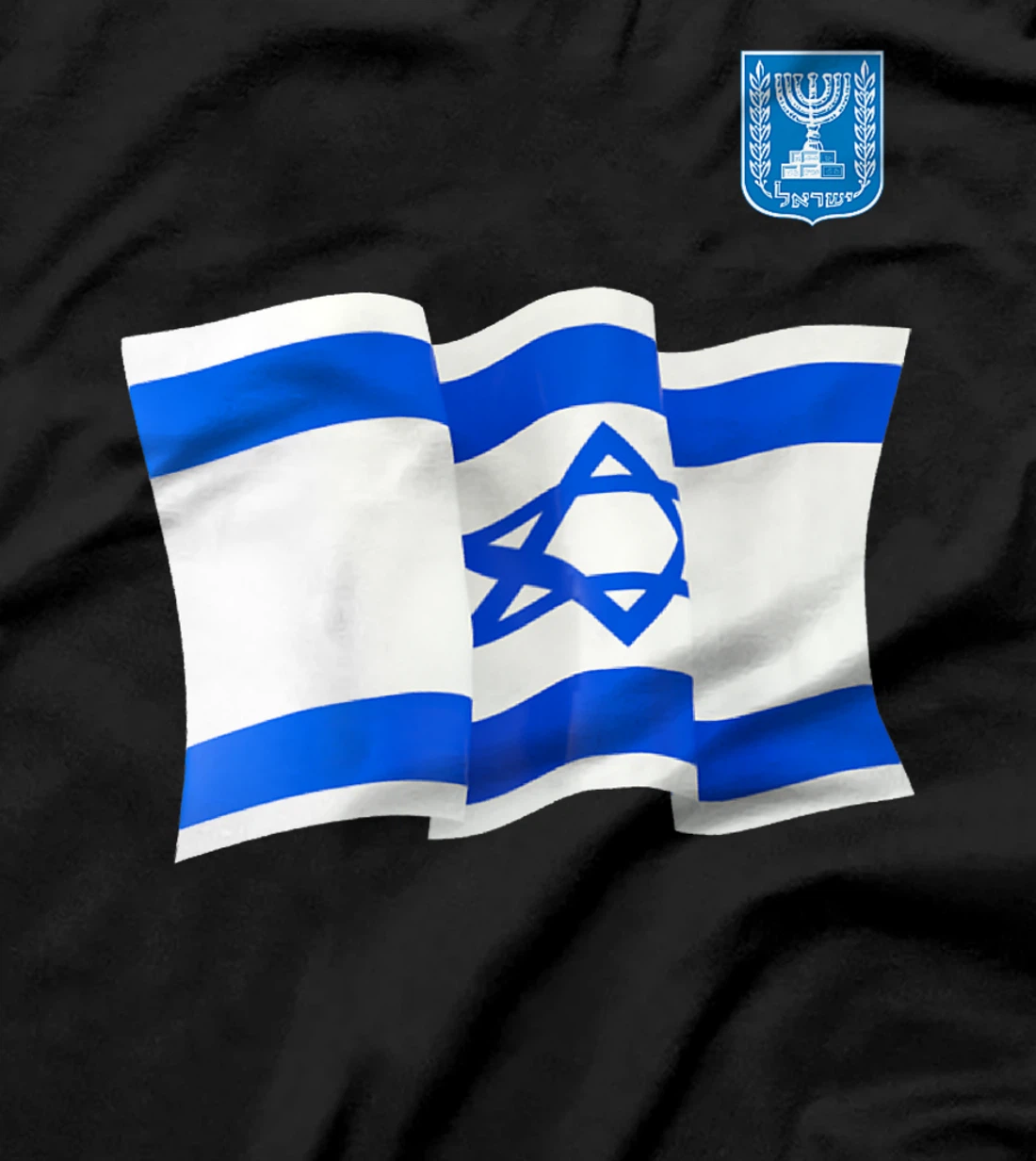 Israel Flag Map - Israel Country Premium T-Shirt