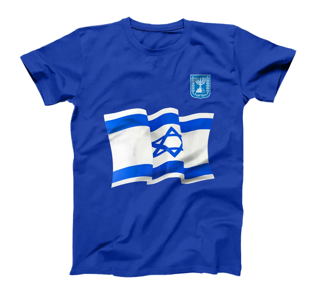 Israel Flag Map - Israel Country Premium T-Shirt