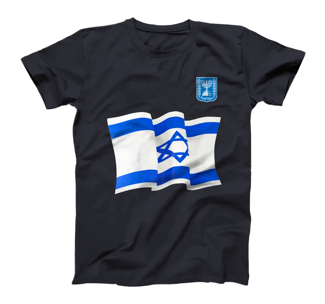 Israel Flag Map - Israel Country Premium T-Shirt