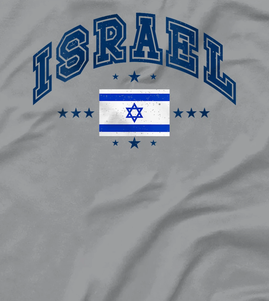 Womens Retro Israel Men Women Athletic Throwback Flag T-Shirt