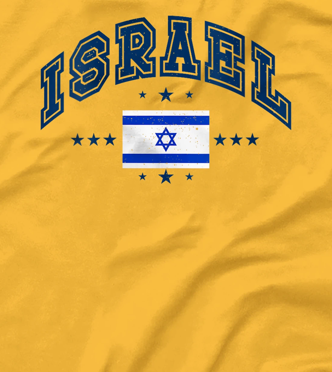 Womens Retro Israel Men Women Athletic Throwback Flag T-Shirt