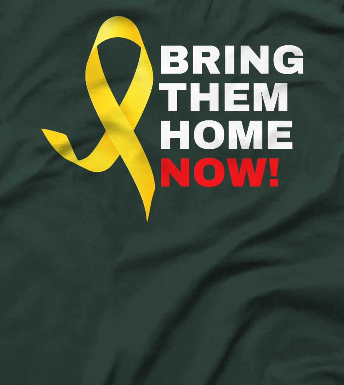 Bring them Home Now | Yellow Ribbon - Israel Premium T-Shirt