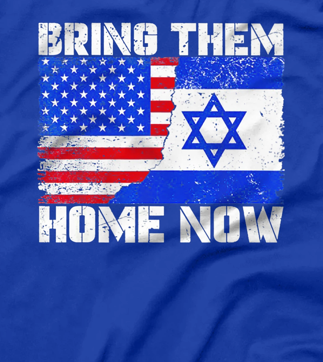 Bring Them Home Now America Israel Flag Premium T-Shirt