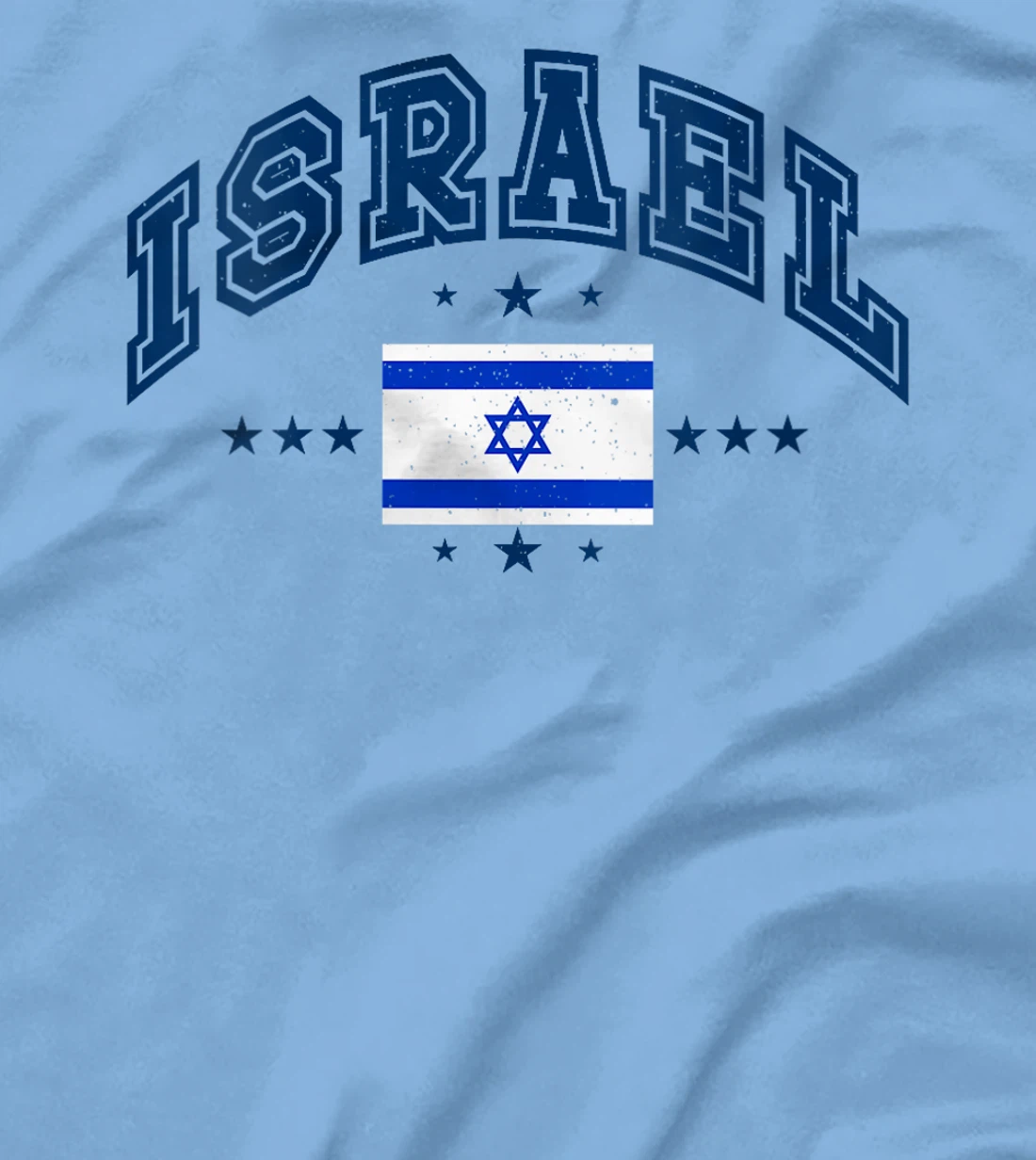 Womens Retro Israel Men Women Athletic Throwback Flag T-Shirt
