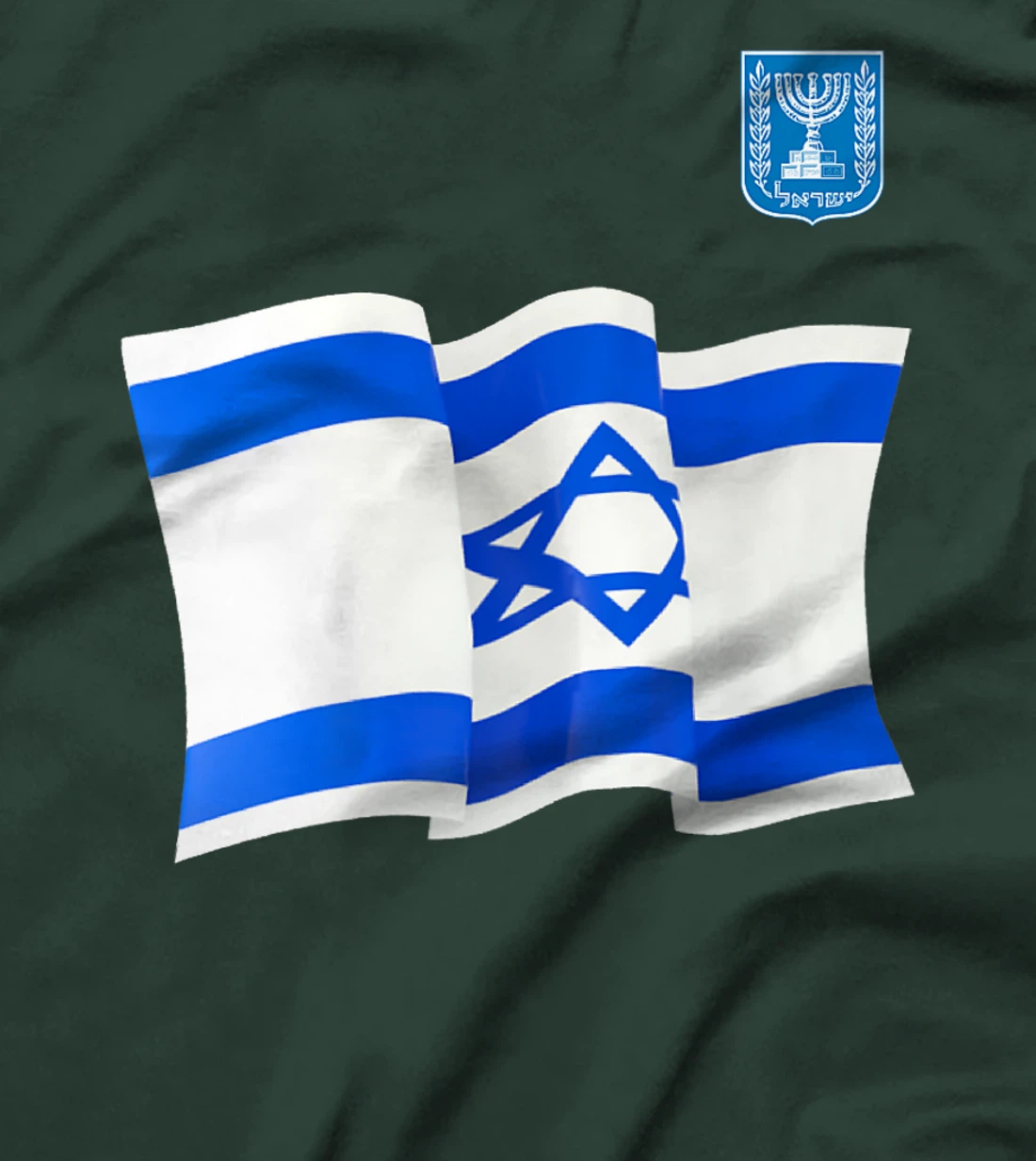 Israel Flag Map - Israel Country Premium T-Shirt