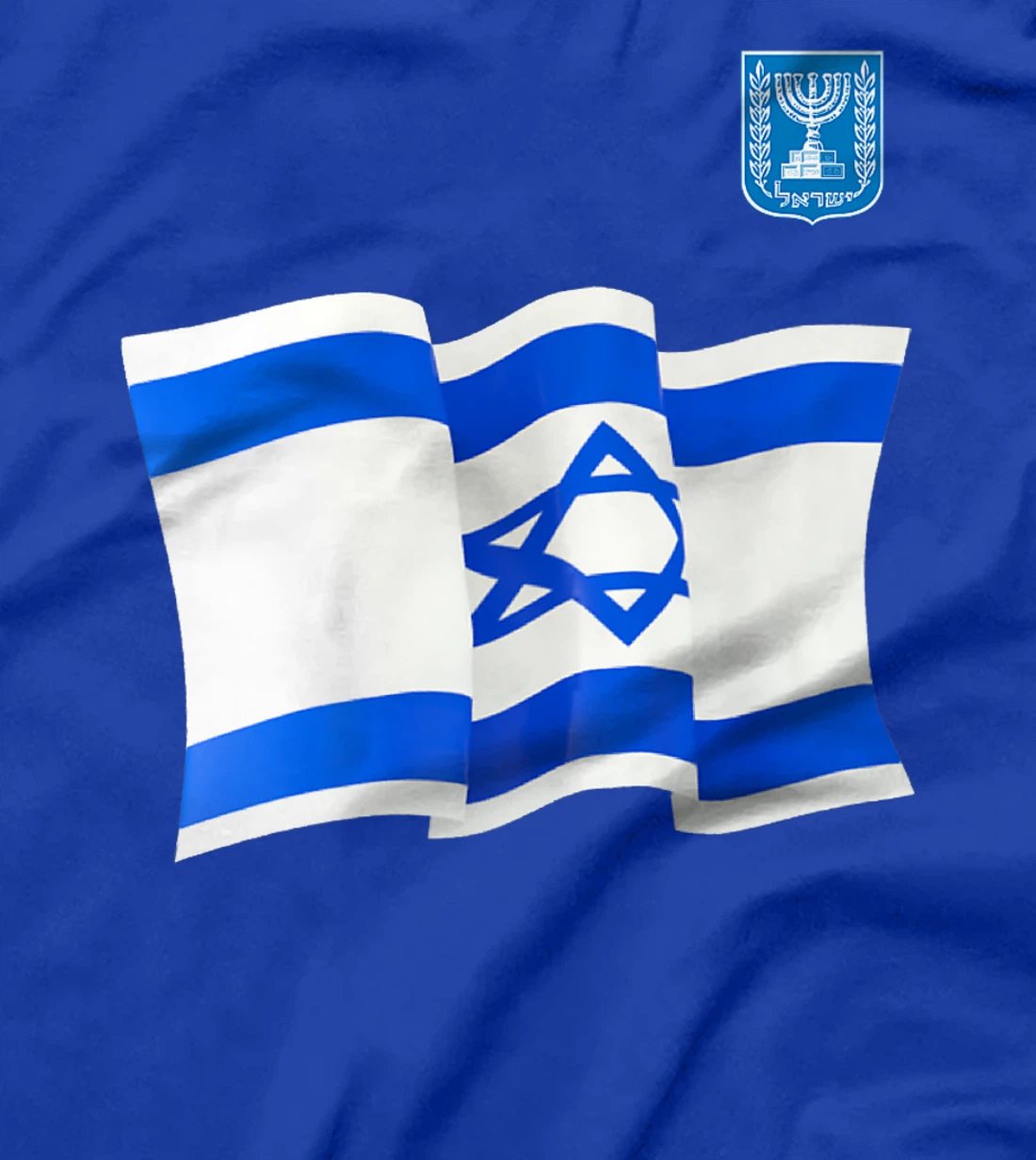Israel Flag Map - Israel Country Premium T-Shirt
