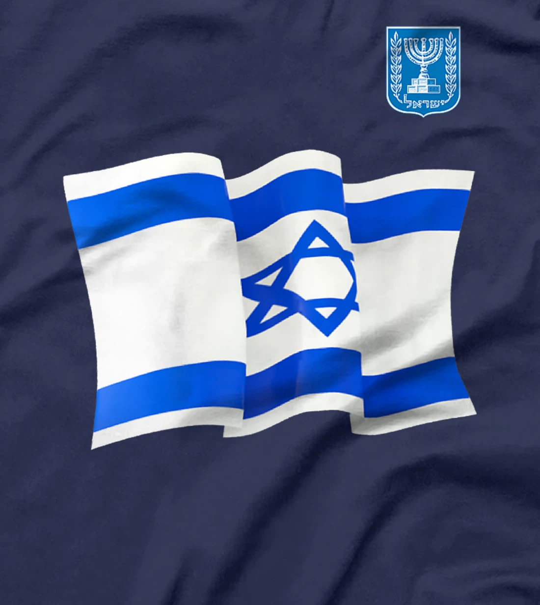 Israel Flag Map - Israel Country Premium T-Shirt
