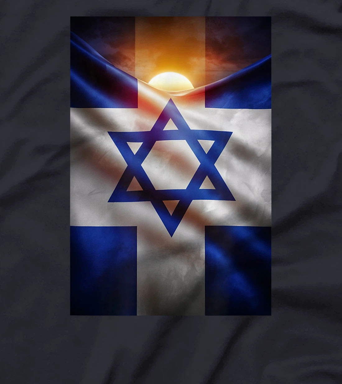 Israel Flag with Star of David T-Shirt