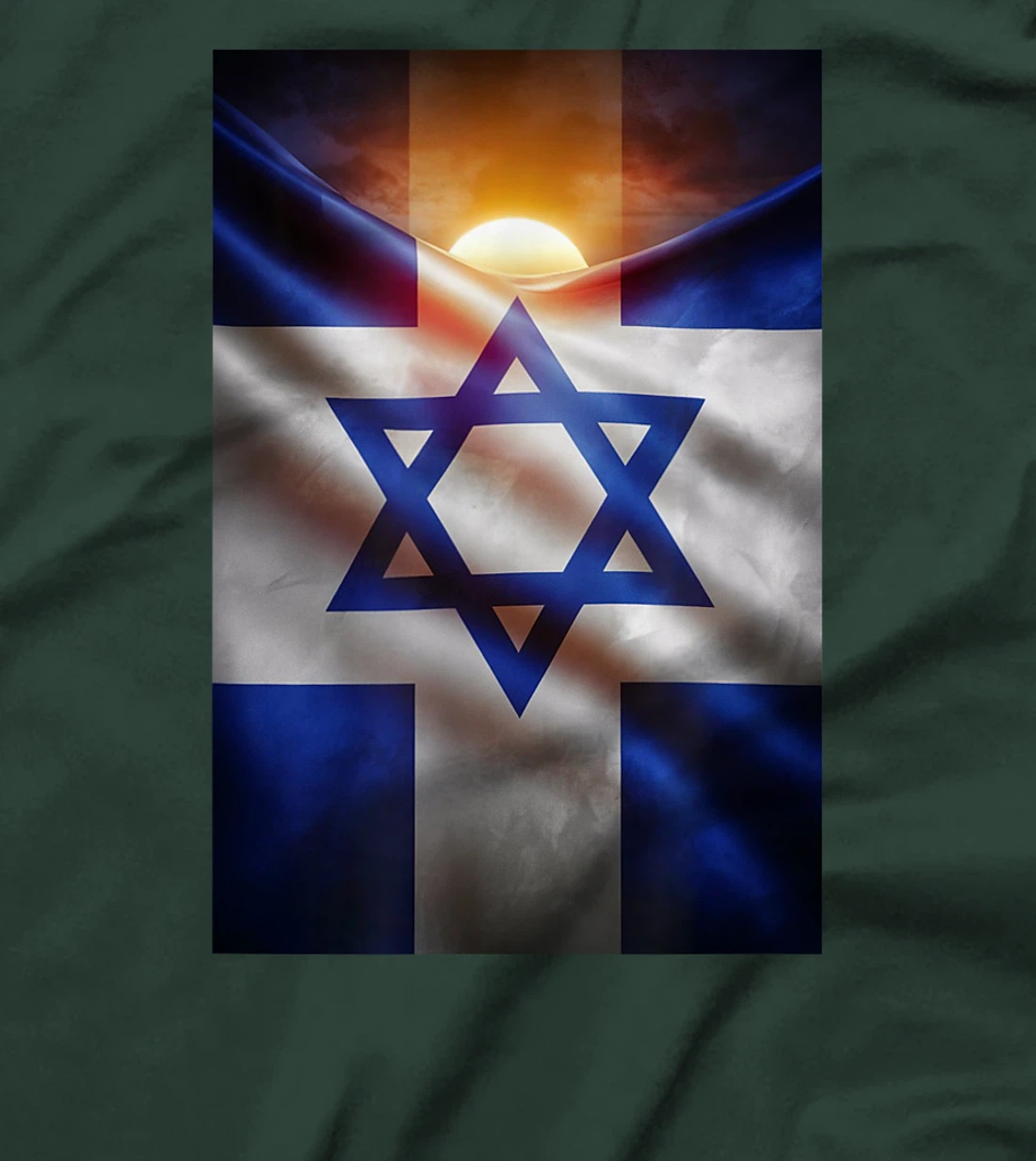 Israel Flag with Star of David T-Shirt