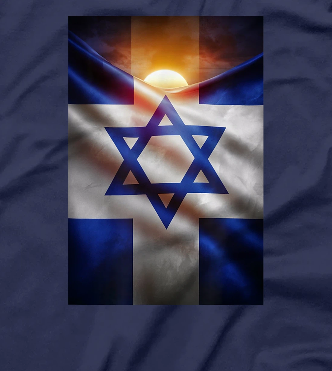 Israel Flag with Star of David T-Shirt
