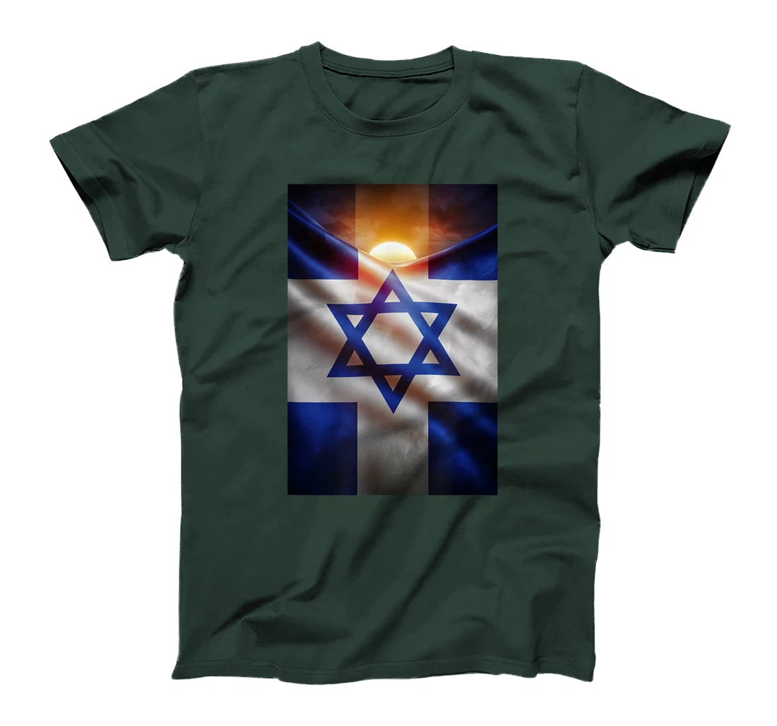 Israel Flag with Star of David T-Shirt