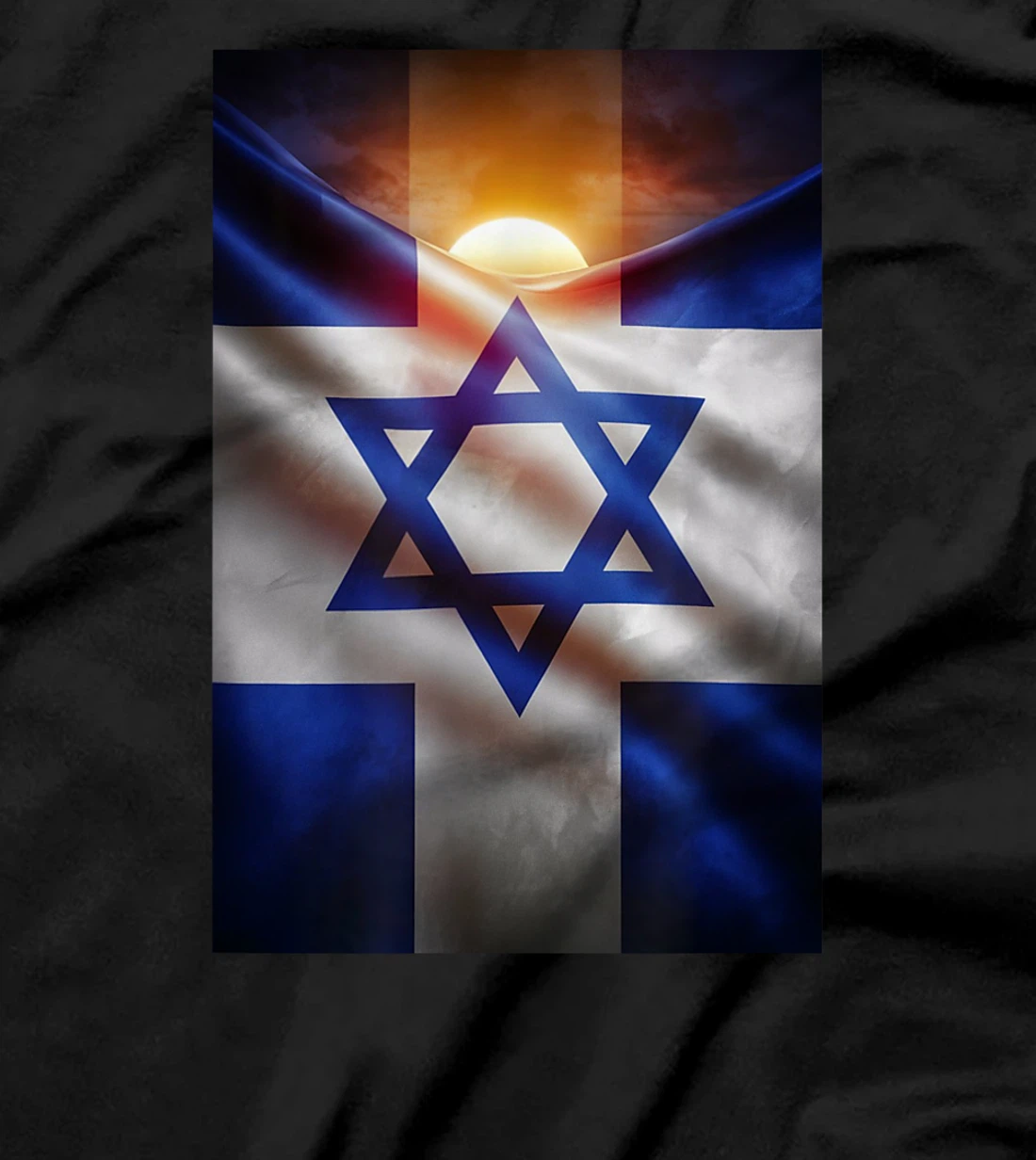 Israel Flag with Star of David T-Shirt