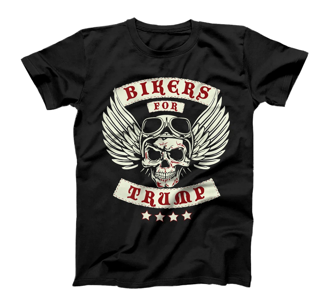 Bikers For Trump | Motorcycle Trump (Design on Back) T-Shirt