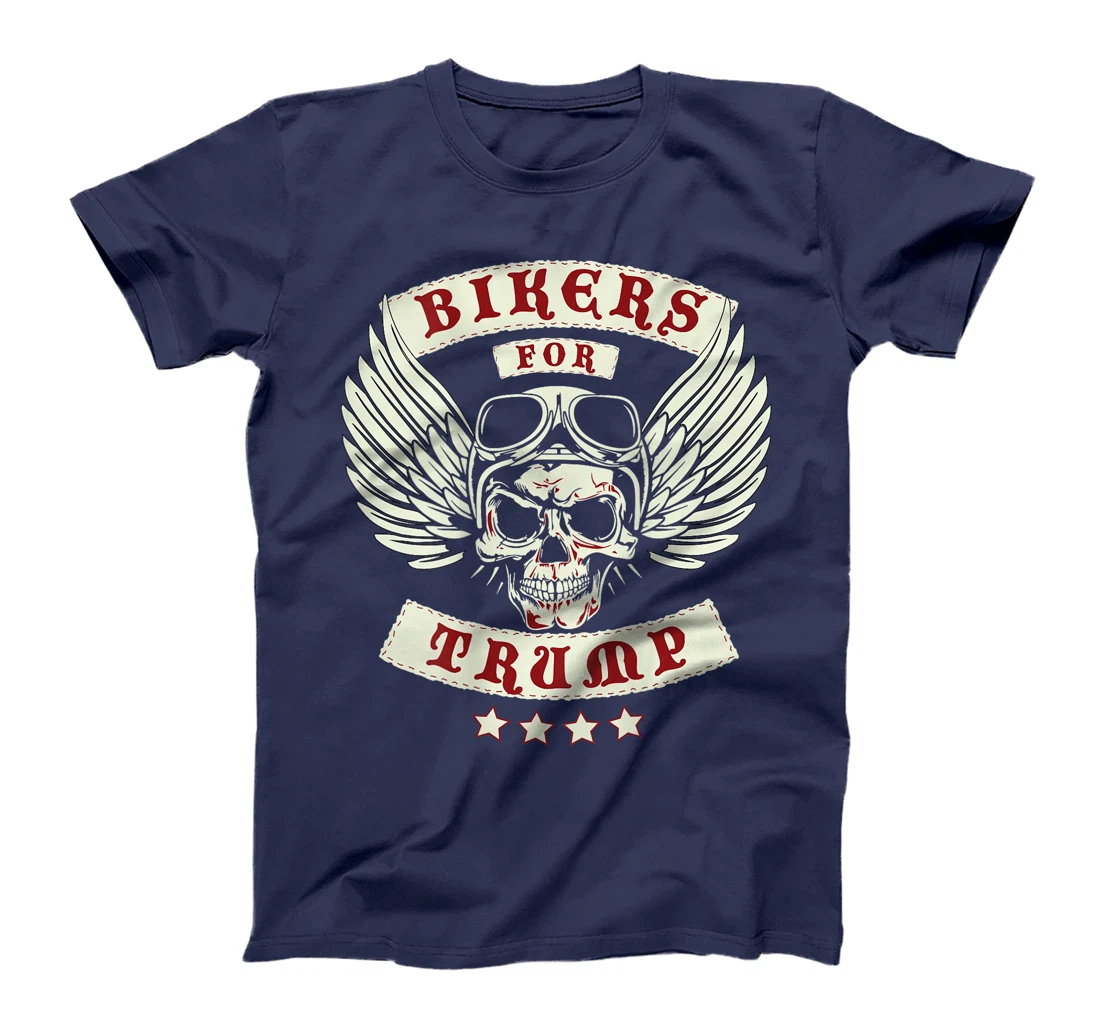 Bikers For Trump | Motorcycle Trump (Design on Back) T-Shirt