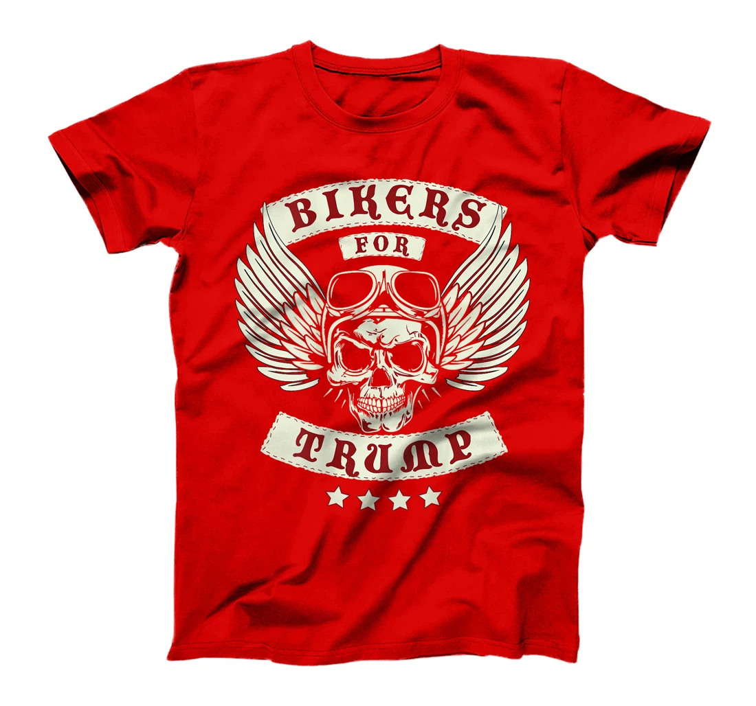 Bikers For Trump | Motorcycle Trump (Design on Back) T-Shirt