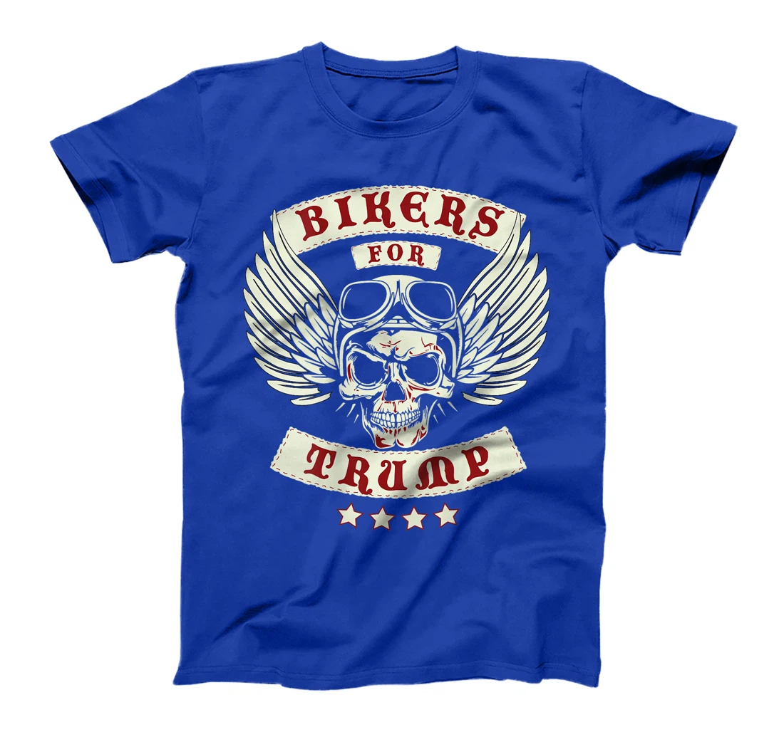 Bikers For Trump | Motorcycle Trump (Design on Back) T-Shirt