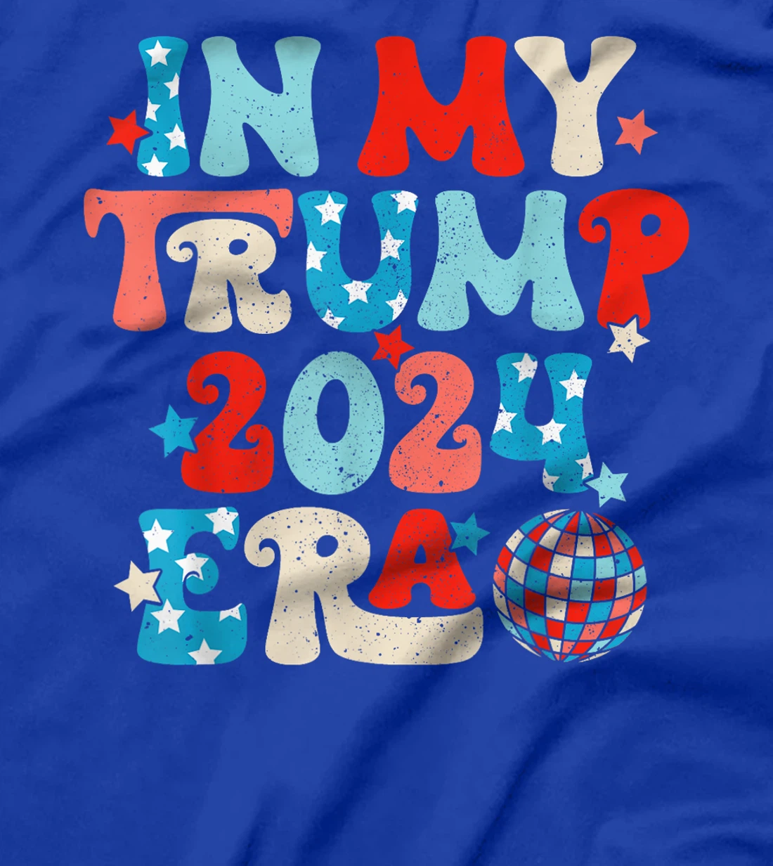 Disco Groovy Retro Funny Donald Trump T-Shirt