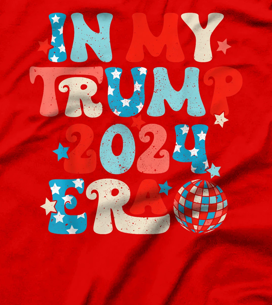 Disco Groovy Retro Funny Donald Trump T-Shirt