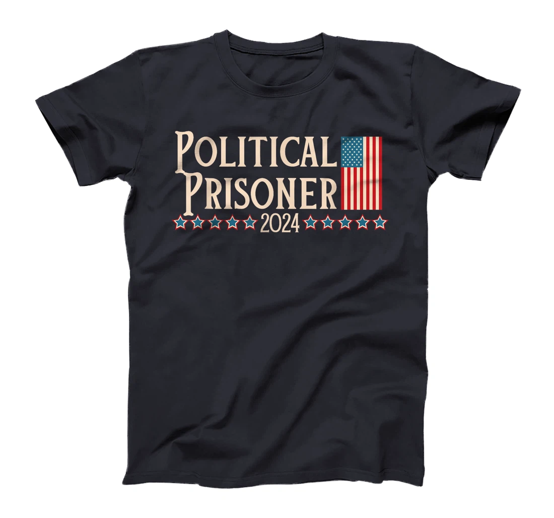 Political Prisoner 2024 Vote Trump November 5 American Flag T-Shirt