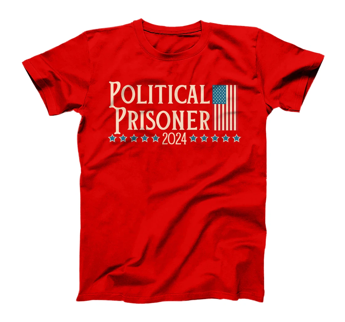 Political Prisoner 2024 Vote Trump November 5 American Flag T-Shirt