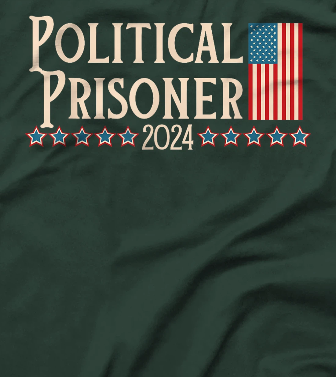 Political Prisoner 2024 Vote Trump November 5 American Flag T-Shirt