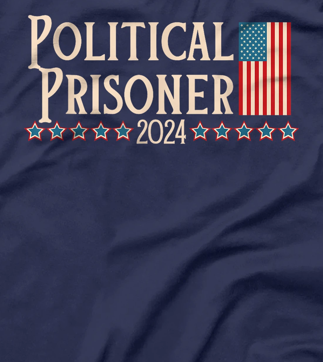 Political Prisoner 2024 Vote Trump November 5 American Flag T-Shirt