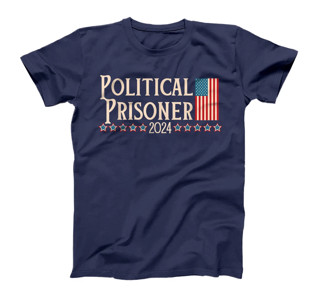 Political Prisoner 2024 Vote Trump November 5 American Flag T-Shirt