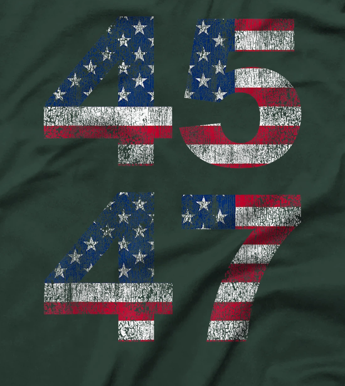 Womens Trump 45 47 2024 President Vintage Distressed T-Shirt