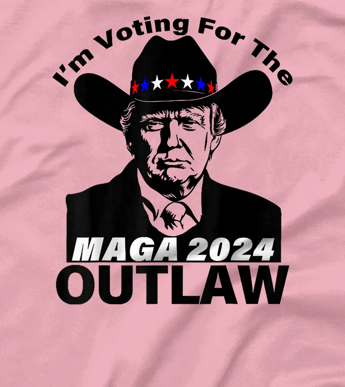 Funny Trump MAGA 2024 I'm Voting For The Outlaw T-Shirt