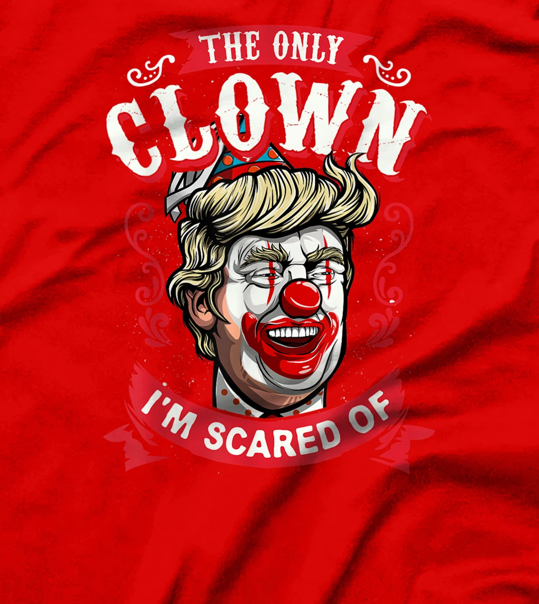 Anti Donald Trump T shirt Funny Clown Resist Men Women Tees T-Shirt