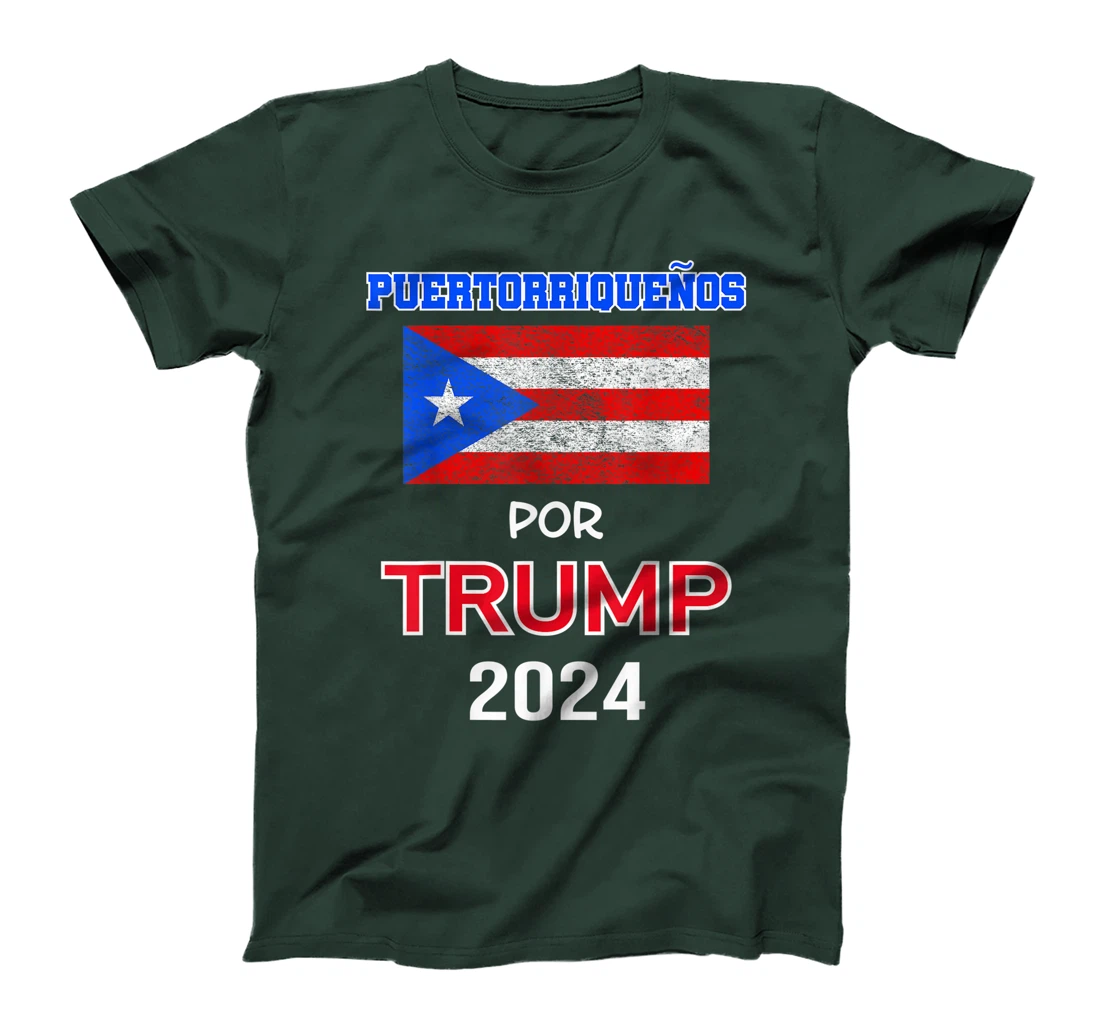 Puerto Ricans for Trump 2024 - Puertorriqueños Trump Gift T-Shirt