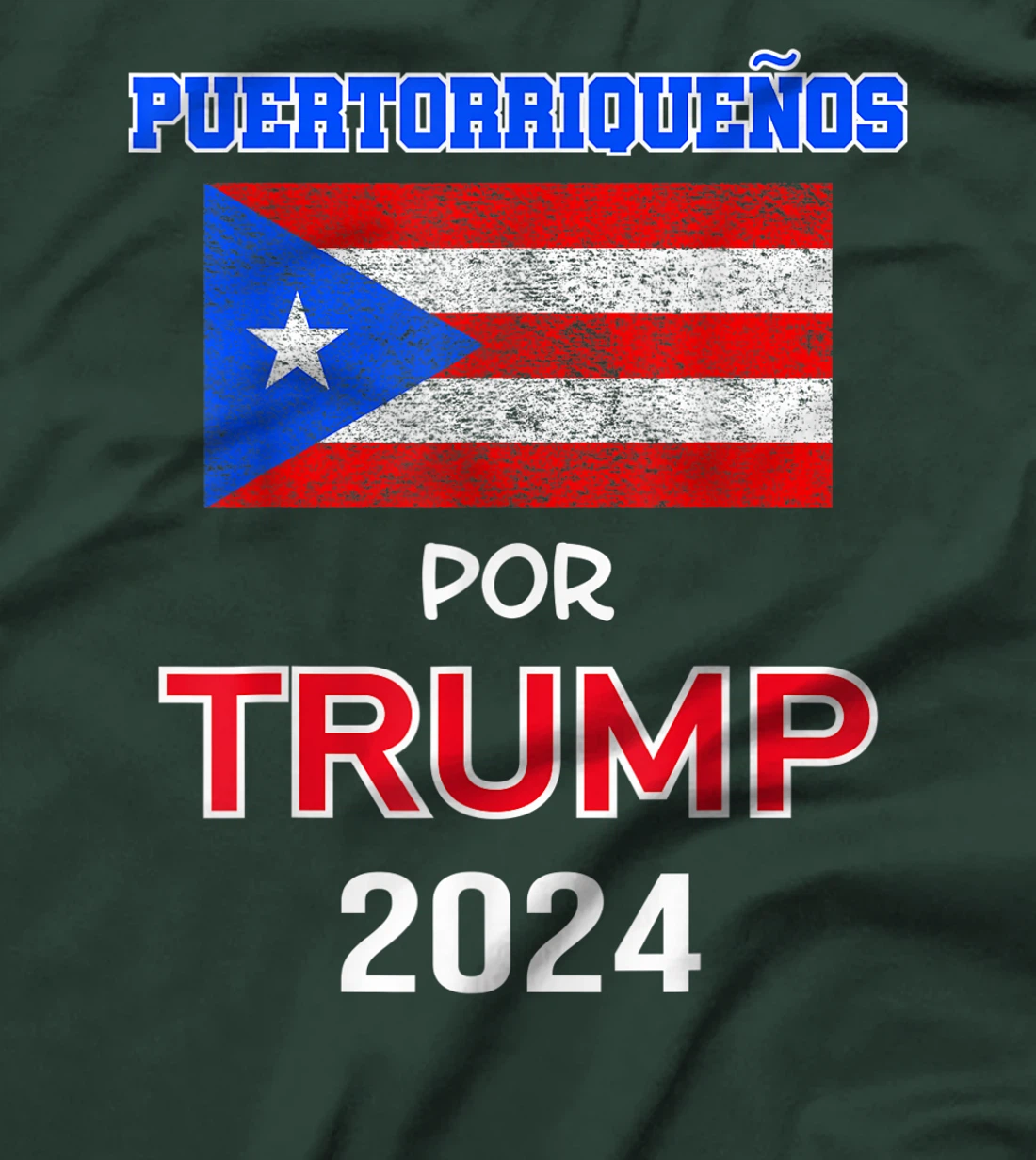 Puerto Ricans for Trump 2024 - Puertorriqueños Trump Gift T-Shirt
