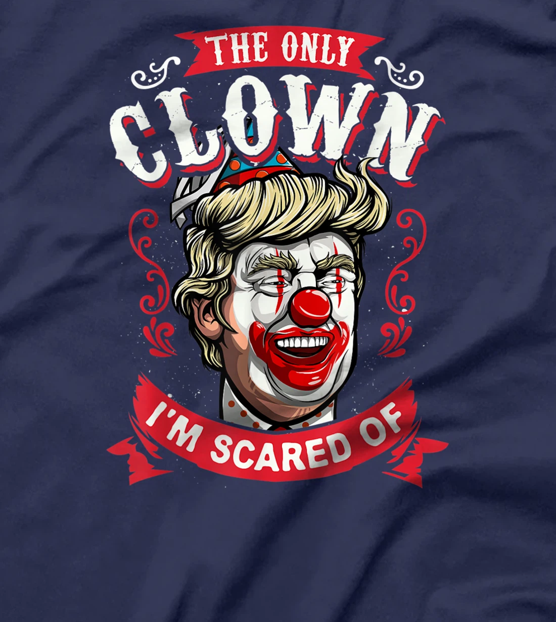 Anti Donald Trump T shirt Funny Clown Resist Men Women Tees T-Shirt