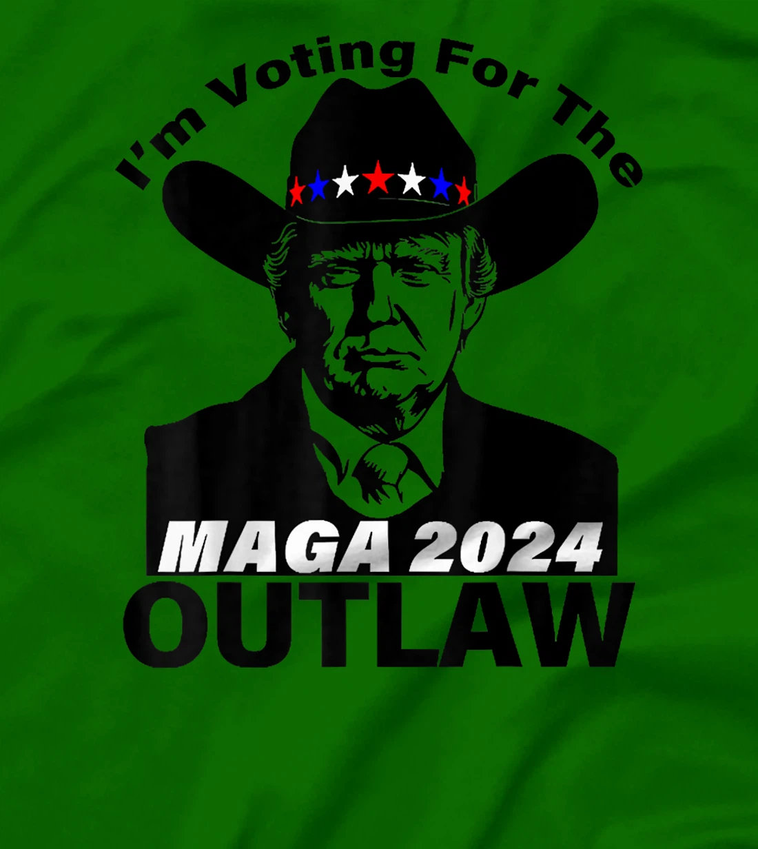 Funny Trump MAGA 2024 I'm Voting For The Outlaw T-Shirt